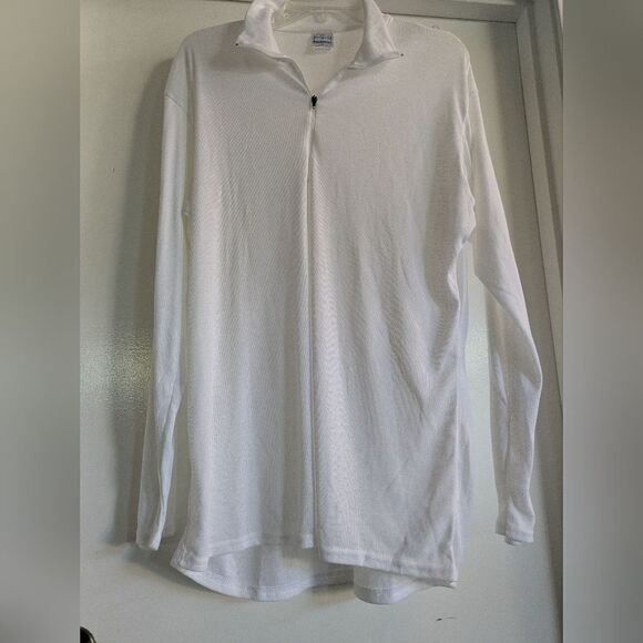 Patagonia capilene 1/4 zip White Long Sleeve Men's Shirt - Picture 5 of 6